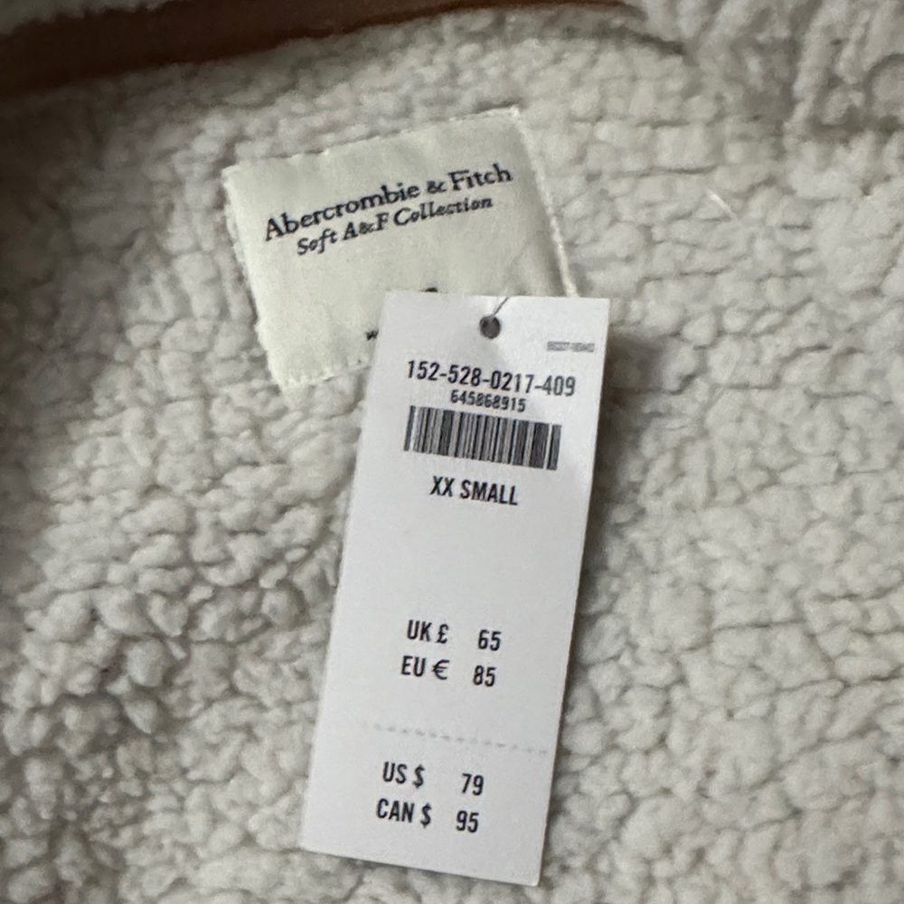 Print Sherpa Lined Long Sweater - Picture 2 of 3